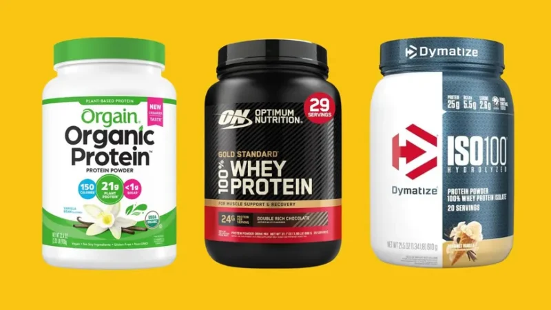 Finding the right protein powder is key to maximizing muscle recovery, supporting weight loss, and hitting your fitness goals. (Source: Illustration/Forbes)