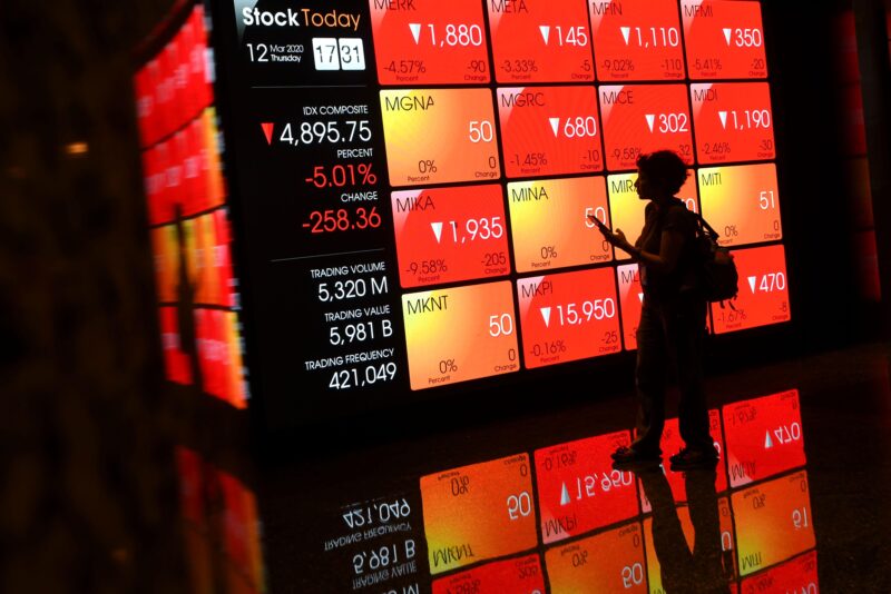 Pergerakan Indeks Harga Saham Gabungan (IHSG) hari ini diprediksi akan mengalami koreksi wajar menjelang pengumuman suku bunga Bank Indonesia. (Sumber: Ilustrasi/Kontan)