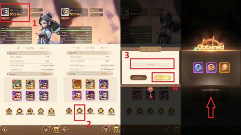 Tukarkan kode redeem Samkok New Force untuk mendapatkan berbagai hadiah gratis di dalam game. (Foto: gamerwk.com)