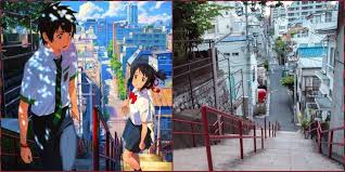 Beberapa lokasi di dunia nyata menjadi inspirasi atau bahkan tampil langsung dalam serial anime populer, menarik para penggemar untuk berziarah. (Foto: KapanLagi)