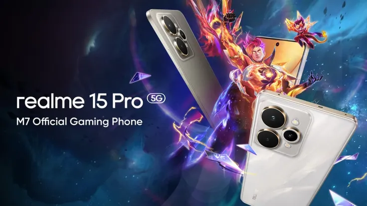 Realme 15 Pro 5G diumumkan sebagai perangkat resmi untuk turnamen dunia Mobile Legends, M7 World Championship, yang akan digelar di Jakarta. (Sumber: Dunia Games)