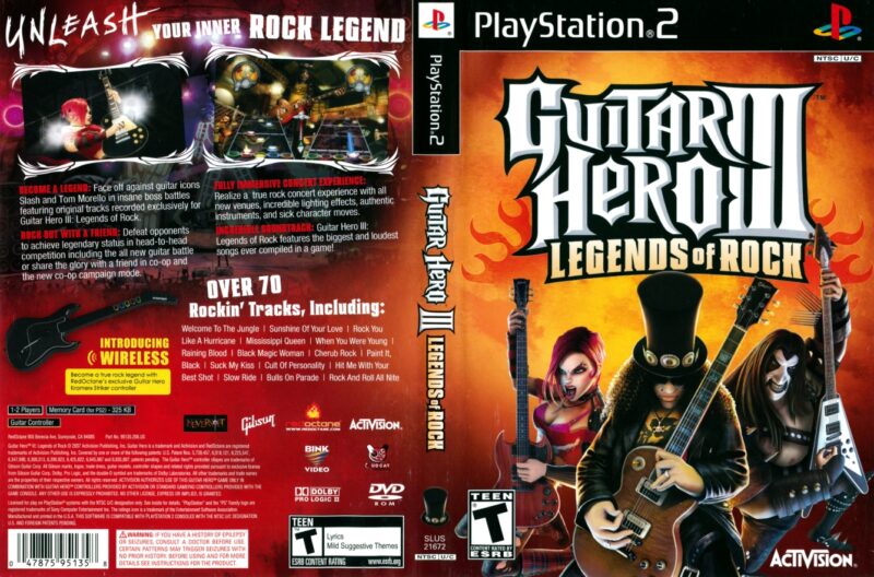 Menggunakan cheat di Guitar Hero 3 PS2 dapat membuka lagu-lagu tersembunyi dan fitur unik seperti Hyperspeed untuk tantangan ekstra. (Sumber: Activision/koransakti.co.id)