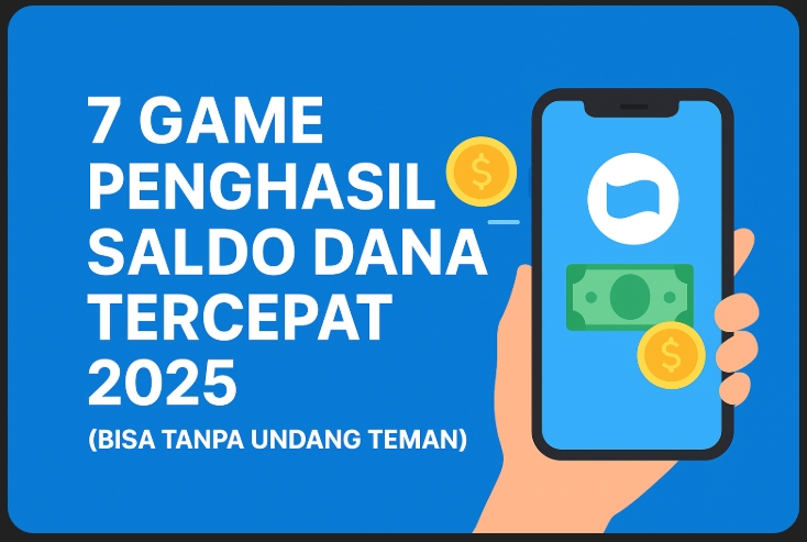 Pemain mencari game penghasil saldo DANA tercepat yang bisa langsung cair tanpa harus mengundang teman. (Sumber: DANA/koransakti.co.id)
