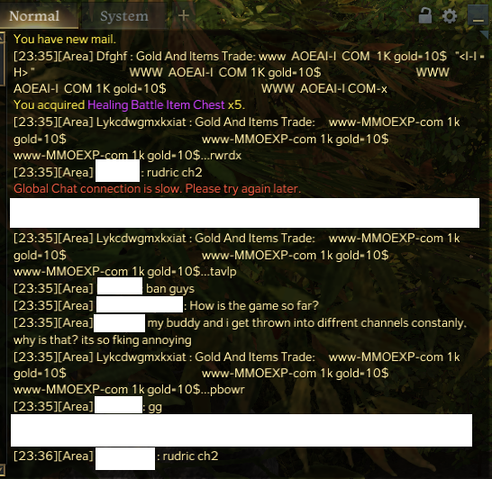 Real Money Trading (RMT) MMORPG