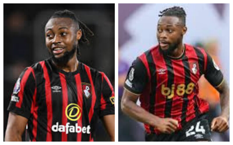 Pemain sayap AFC Bournemouth, Antoine Semenyo. (Kolase)