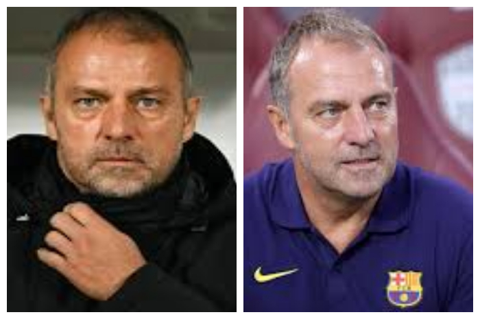 Manajer Barcelona, Hansi Flick. (Kolase)