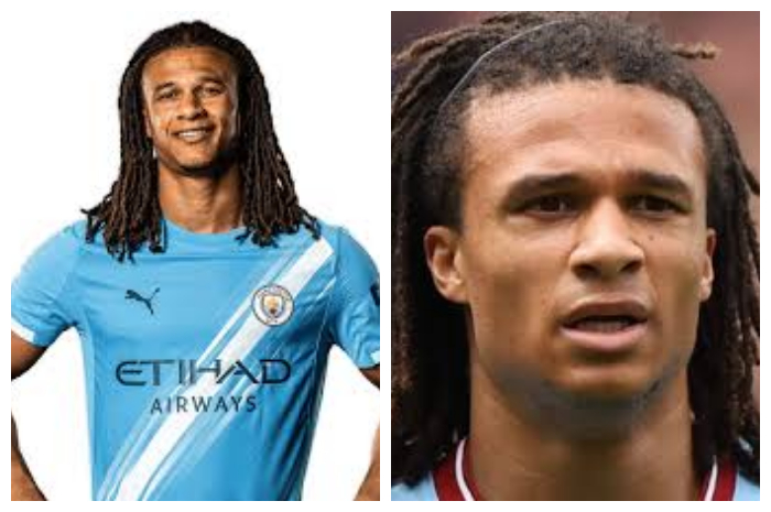 Bek Manchester City, Nathan Aké. (Kolase)
