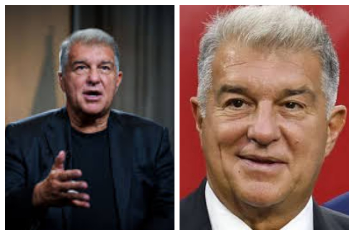 
Presiden Barcelona, Joan Laporta. (Kolase)  