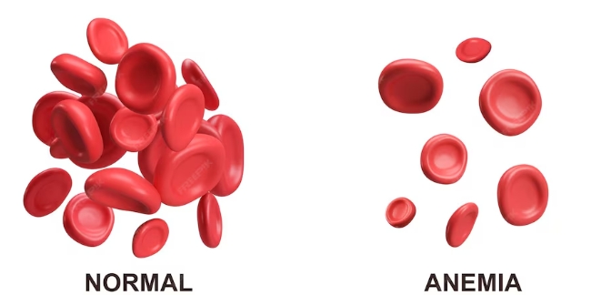 Anemia terjadi ketika tubuh kekurangan sel darah merah sehat untuk mengangkut oksigen, menyebabkan tubuh terasa lemas dan pucat. (Foto: Freepik/koransakti.co.id)