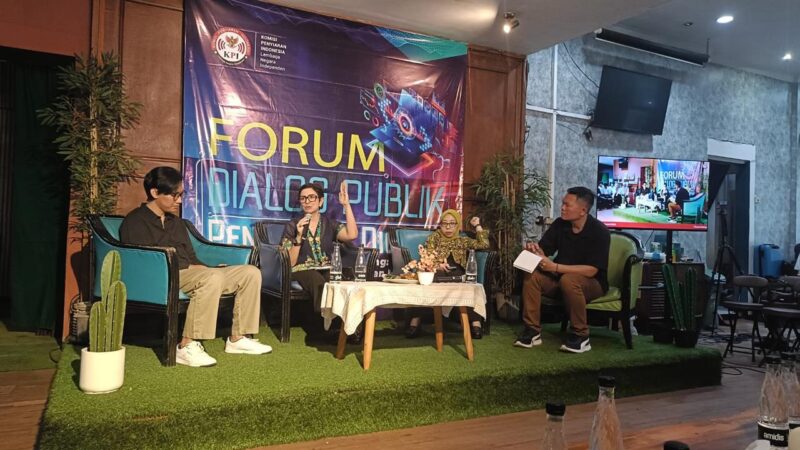 Anggota Komisi I DPR Nurul Arifin saat menghadiri diskusi strategis bersama jajaran pimpinan KPI Pusat guna membahas masa depan regulasi penyiaran nasional.