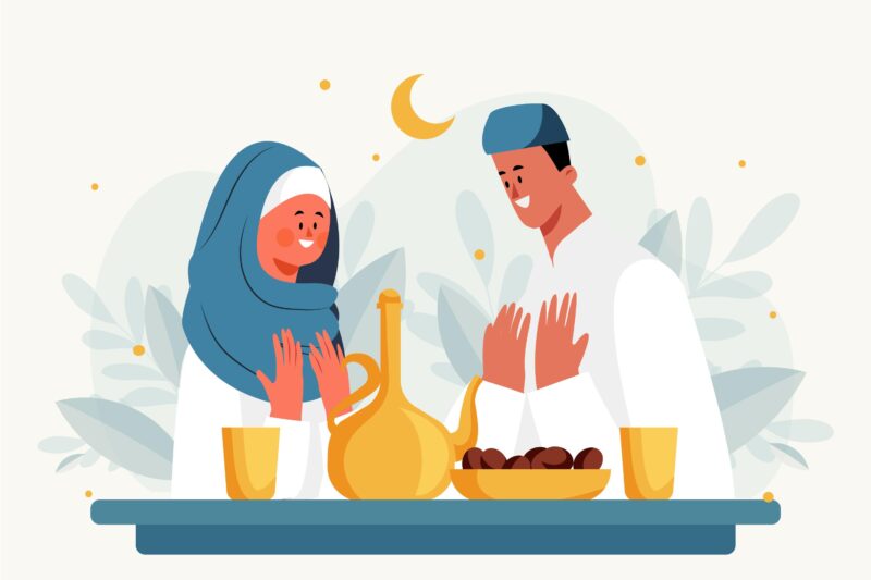Niat adalah rukun utama puasa. Pastikan Anda melafalkannya malam ini agar puasa esok hari sah. (Sumber: Freepik/koransakti.co.id)