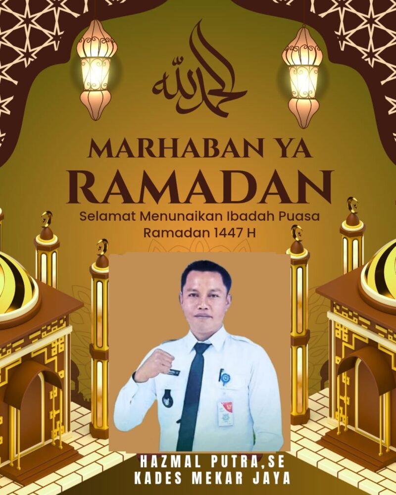 Hazmal Putra, SE, Kepala Desa Mekar Jaya Kota Sungai Penuh