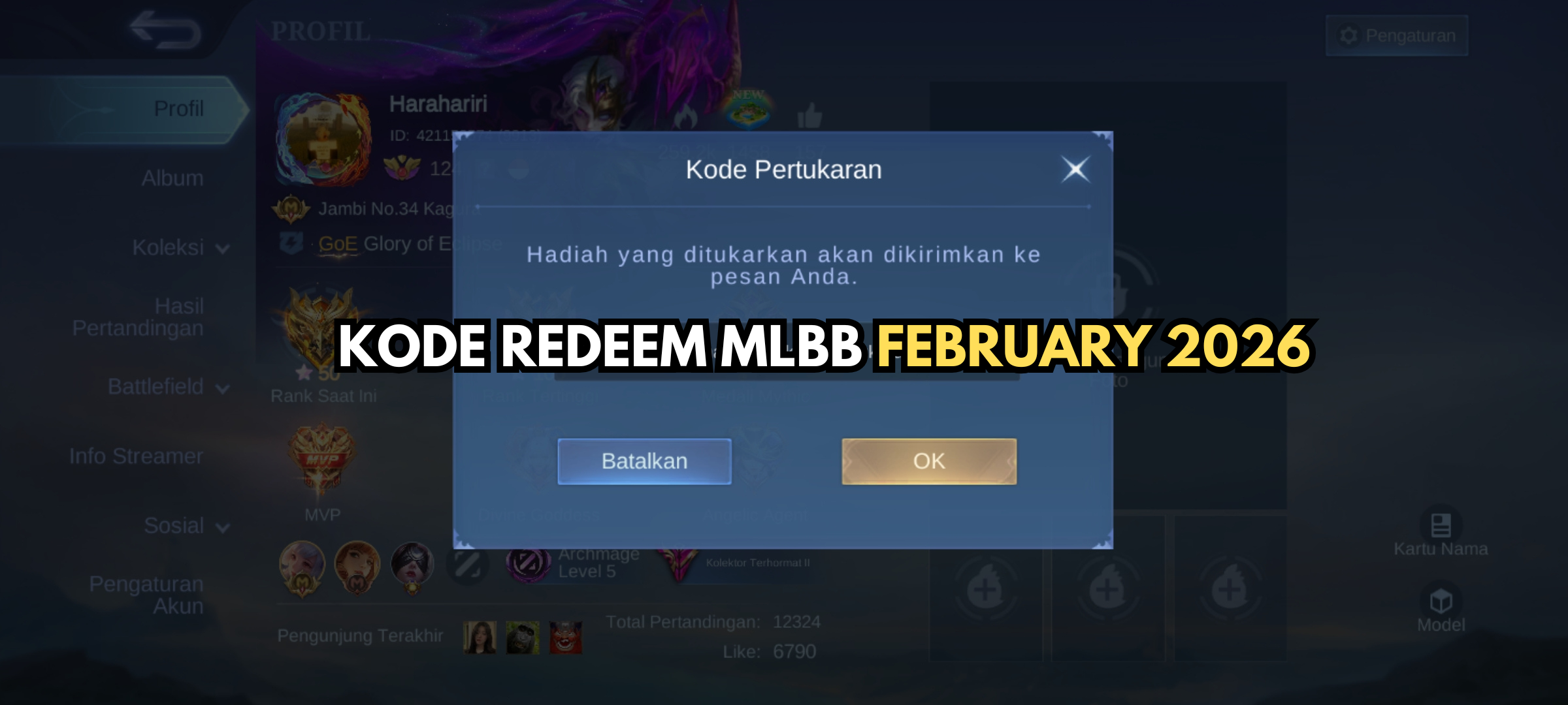 Update Kode Redeem Mobile Legends (MLBB) 18 Februari 2026: Cara Klaim ...