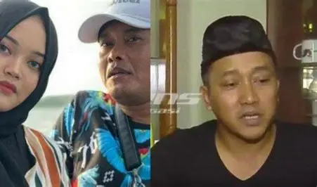 Teddy Pardiyana saat memberikan pernyataan terkait masa depan anaknya, Bintang. Setelah sempat bersitegang mengenai hak waris almarhumah Lina Jubaedah, kini Teddy membuka diri bagi keluarga besar Sule untuk ikut merawat buah hatinya demi masa depan yang lebih baik.