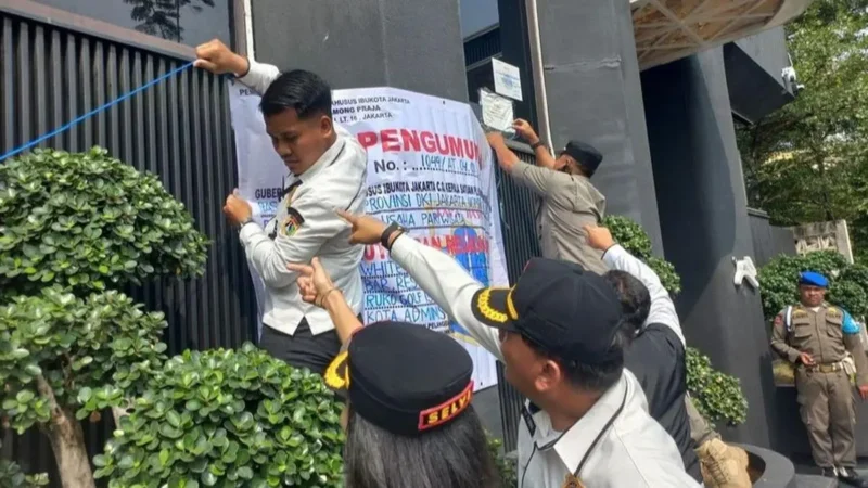 Penyegelan White Rabbit PIK oleh Satpol PP