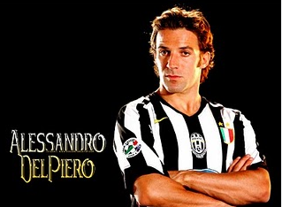 Legenda sepak bola Italia, Alessandro Del Piero.