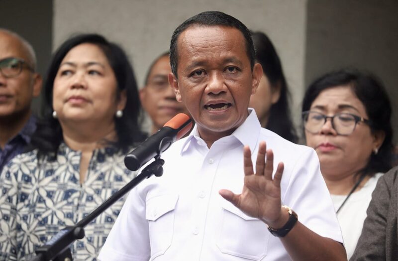 Menteri Energi dan Sumber Daya Mineral (ESDM), Bahlil Lahadalia