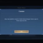 Tampilan layar loading Mobile Legends: Bang Bang yang terhenti. Masalah gagal masuk ke dalam gim sering kali terjadi setelah adanya pembaruan besar dari pihak Moonton.