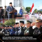 Ketua DPRD Hutri Randa saat pembacaan Teks Pembukaan UUD Negara Republik Indonesia Tahun 1945 pada peringatan Hari Lahir Pancasila. (foto doc:hmsdprd)